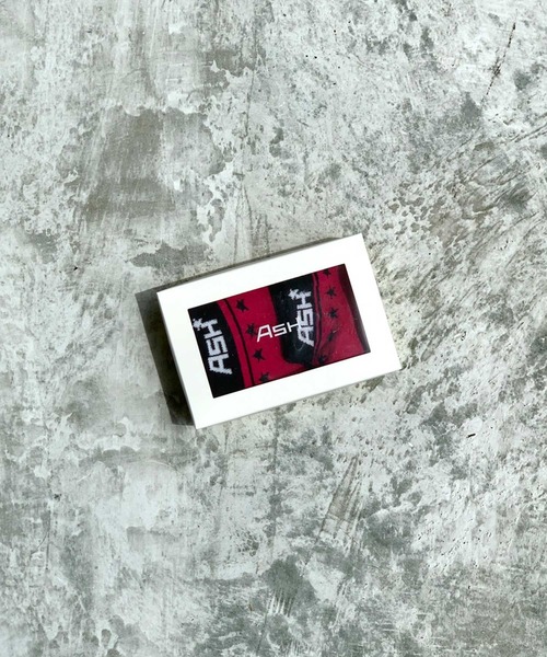 ASH(アッシュ)の「【SOCK BOX SET】BL/PI 2足組 ソックス(ソックス/靴下・レディース・ブラック×ピンク・ONE SIZE)」の3枚目の写真