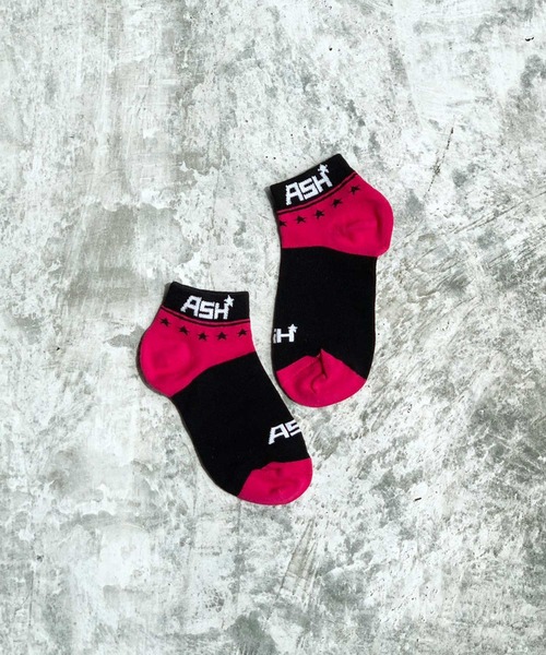 ASH(アッシュ)の「【SOCK BOX SET】BL/PI 2足組 ソックス(ソックス/靴下・レディース・ブラック×ピンク・ONE SIZE)」の4枚目の写真