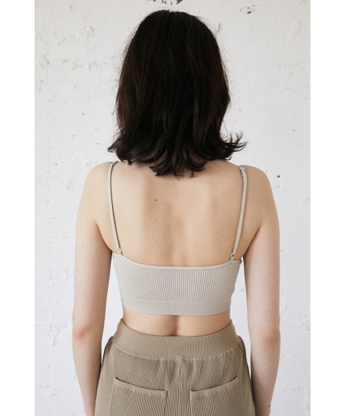 SLY(スライ)の「Sly Skin SOFT COTTON RIB BRA ソフト コットン リブ ブラ(ルームウェア/パジャマ・レディース・アイボリー/ライトパープル/ライトグリーン/ブラック・2/1)」の11枚目の写真