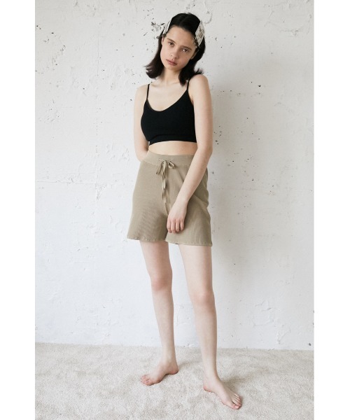 SLY(スライ)の「Sly Skin SOFT COTTON RIB BRA ソフト コットン リブ ブラ(ルームウェア/パジャマ・レディース・アイボリー/ライトパープル/ライトグリーン/ブラック・2/1)」の13枚目の写真