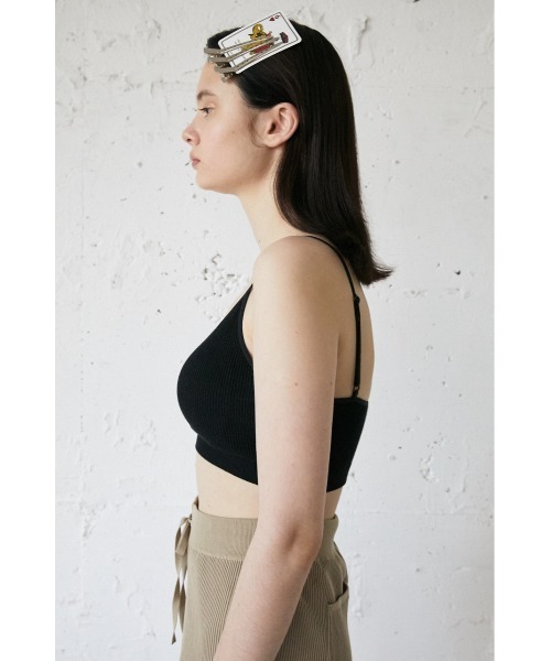 SLY(スライ)の「Sly Skin SOFT COTTON RIB BRA ソフト コットン リブ ブラ(ルームウェア/パジャマ・レディース・アイボリー/ライトパープル/ライトグリーン/ブラック・2/1)」の14枚目の写真