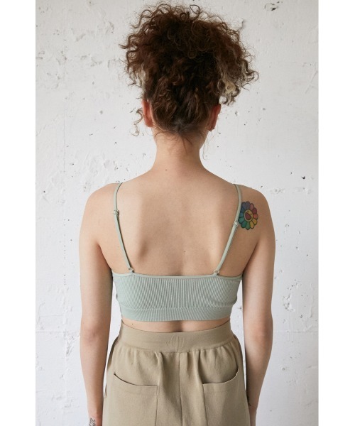 SLY(スライ)の「Sly Skin SOFT COTTON RIB BRA ソフト コットン リブ ブラ(ルームウェア/パジャマ・レディース・アイボリー/ライトパープル/ライトグリーン/ブラック・2/1)」の19枚目の写真