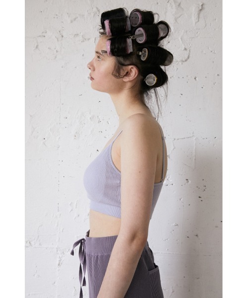 SLY(スライ)の「Sly Skin SOFT COTTON RIB BRA ソフト コットン リブ ブラ(ルームウェア/パジャマ・レディース・アイボリー/ライトパープル/ライトグリーン/ブラック・2/1)」の22枚目の写真