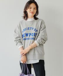 Goodwear(Since1983) | 【本田翼さん着用】＜Good wear(グッドウェア)＞ LOGO ロングスリーブ スウェット プルオーバー カットソー(スウェット)