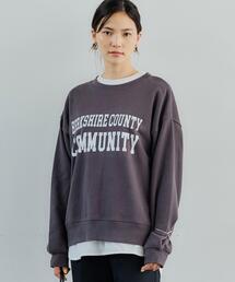 Goodwear(Since1983) | 【本田翼さん着用】<Good wear(グッドウェア)> LOGO ロングスリーブ スウェット プルオーバー カットソー(スウェット)