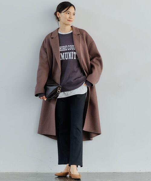 Goodwear(Since1983)(グッドウェア)の「<Goodwear(グッドウェア)> LOGO ロングスリーブ スウェット プルオーバー カットソー(スウェット・レディース・ライトグレー/ブラック/パープル/ケリー・FREE)」の11枚目の写真
