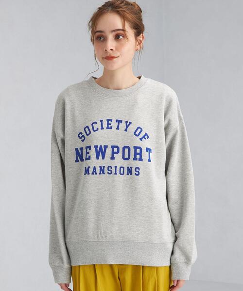 Goodwear(Since1983)(グッドウェア)の「<Goodwear(グッドウェア)> LOGO ロングスリーブ スウェット プルオーバー カットソー(スウェット・レディース・ライトグレー/ブラック/パープル/ケリー・FREE)」の14枚目の写真