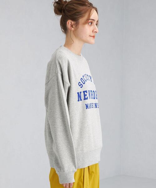 Goodwear(Since1983)(グッドウェア)の「<Goodwear(グッドウェア)> LOGO ロングスリーブ スウェット プルオーバー カットソー(スウェット・レディース・ライトグレー/ブラック/パープル/ケリー・FREE)」の15枚目の写真
