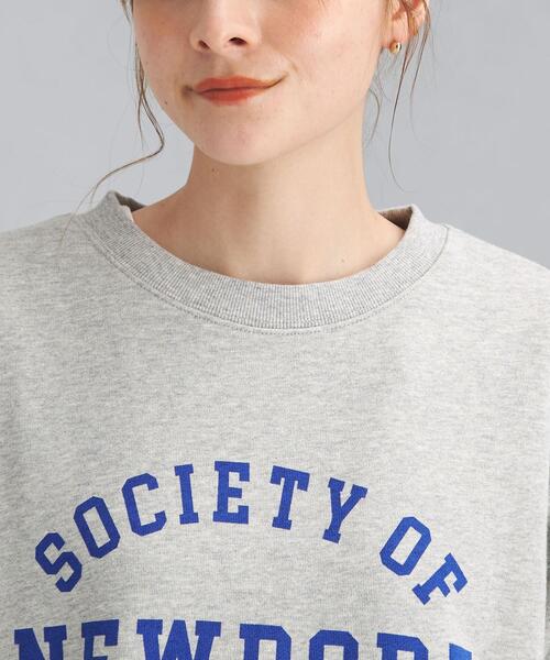 Goodwear(Since1983)(グッドウェア)の「<Goodwear(グッドウェア)> LOGO ロングスリーブ スウェット プルオーバー カットソー(スウェット・レディース・ライトグレー/ブラック/パープル/ケリー・FREE)」の17枚目の写真
