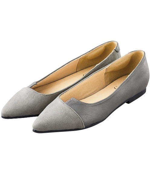 GeeRA（ジーラ）の「切替デザインポインテッドトゥパンプス（パンプス・レディース・ブラック/ベージュ/パイソン/ブラウン/グレー/グリーン/レオパード/ライトベージュ/その他1・MEDIUM/X-LARGE/LARGE/XX-LARGE/SMALL）」の3枚目の写真