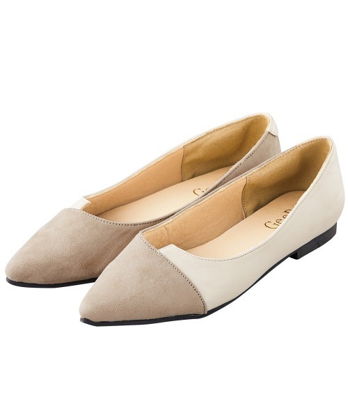 GeeRA（ジーラ）の「切替デザインポインテッドトゥパンプス（パンプス・レディース・ブラック/ベージュ/パイソン/ブラウン/グレー/グリーン/レオパード/ライトベージュ/その他1・MEDIUM/X-LARGE/LARGE/XX-LARGE/SMALL）」の22枚目の写真