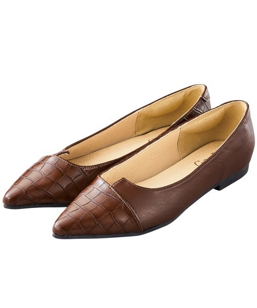 GeeRA（ジーラ）の「切替デザインポインテッドトゥパンプス（パンプス・レディース・ブラック/ベージュ/パイソン/ブラウン/グレー/グリーン/レオパード/ライトベージュ/その他1・MEDIUM/X-LARGE/LARGE/XX-LARGE/SMALL）」の21枚目の写真