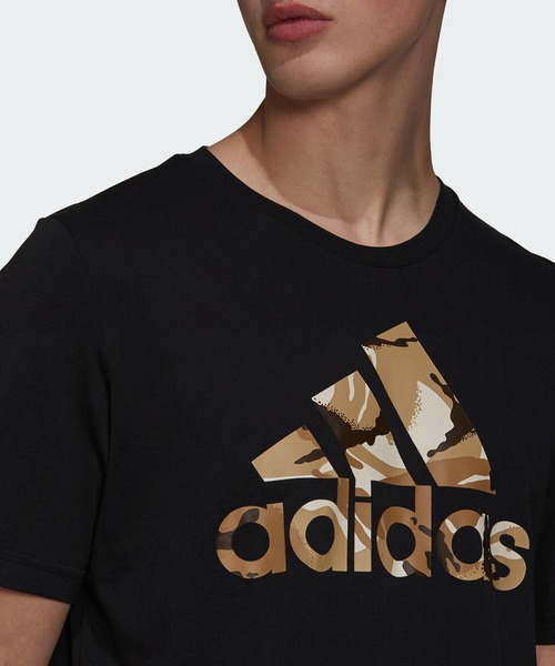 カモフラージュprint Camouflage 半袖tシャツプリントアディダス Tシャツ カットソー Adidas アディダス のファッション Essentials Tee 半袖tシャツエッセンシャルズcamouflage Essentials