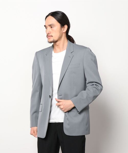 LITTLEBIG(リトルビッグ)の「LITTLEBIG 1B Tucked Jacket (LB213-JK05)(テーラードジャケット・メンズ・グレー・48)」の1枚目の写真