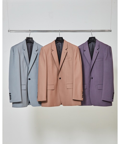 LITTLEBIG(リトルビッグ)の「LITTLEBIG 1B Tucked Jacket (LB213-JK05)(テーラードジャケット・メンズ・グレー・48)」の2枚目の写真
