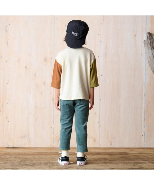 BREEZE（ブリーズ）の「七分袖クレイジーワンポイントTシャツ（Tシャツ/カットソー・キッズ・アイボリー/ベージュ・90/100/110/120/130/150/140）」の6枚目の写真