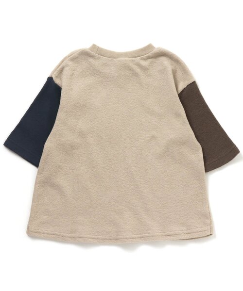 BREEZE（ブリーズ）の「七分袖クレイジーワンポイントTシャツ（Tシャツ/カットソー・キッズ・アイボリー/ベージュ・90/100/110/120/130/150/140）」の11枚目の写真