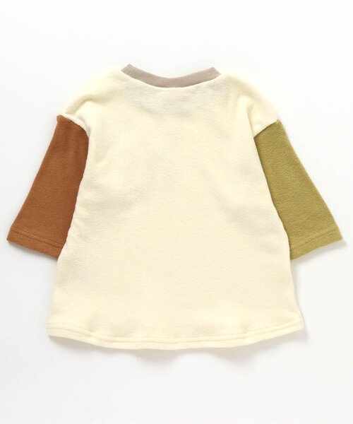 BREEZE（ブリーズ）の「七分袖クレイジーワンポイントTシャツ（Tシャツ/カットソー・キッズ・アイボリー/ベージュ・90/100/110/120/130/150/140）」の12枚目の写真