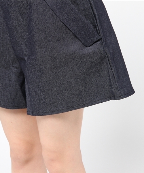 mystic（ミスティック）の「ハイウェストデニムショートパンツ（その他パンツ・レディース・ネイビー/ブルー・ﾌﾘ-）」の9枚目の写真