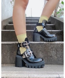 Jeffrey Campbell | 2連ベルトオープンブーツ(ブーツ)