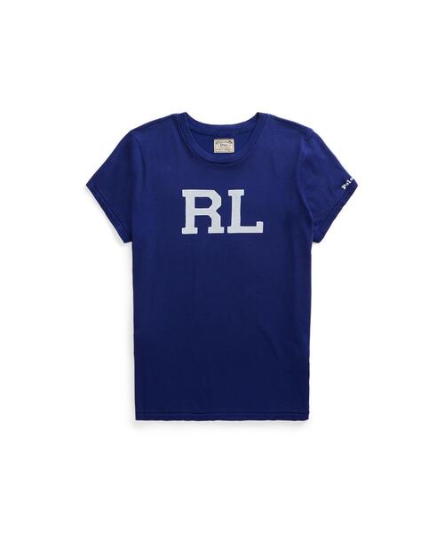 POLO RALPH LAUREN(ポロ ラルフ ローレン)の「RL コットン ジャージー Tシャツ(Tシャツ/カットソー・レディース・ブルー・XS/L/S/M/XL)」の1枚目の写真
