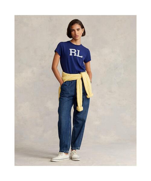 POLO RALPH LAUREN(ポロ ラルフ ローレン)の「RL コットン ジャージー Tシャツ(Tシャツ/カットソー・レディース・ブルー・XS/L/S/M/XL)」の5枚目の写真