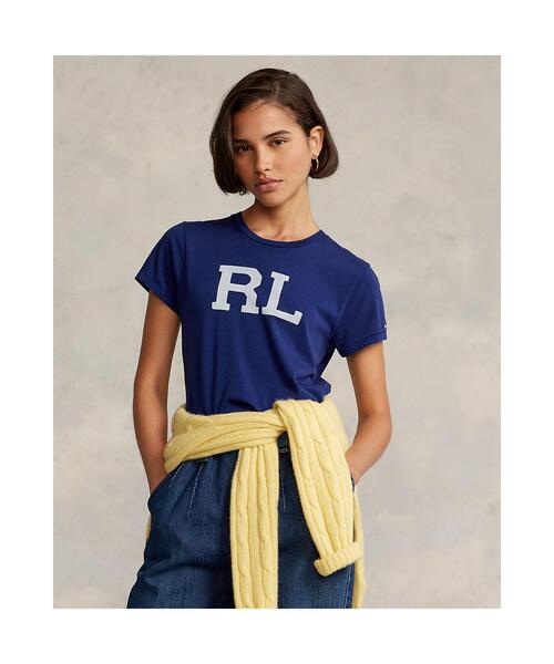 POLO RALPH LAUREN(ポロ ラルフ ローレン)の「RL コットン ジャージー Tシャツ(Tシャツ/カットソー・レディース・ブルー・XS/L/S/M/XL)」の3枚目の写真