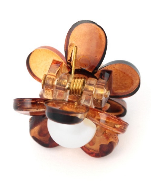 Me%（ミィパーセント）の「☆2点セット☆ハナパールチビクリップ2（バレッタ/ヘアクリップ・レディース・ブラック/ダークブラウン/アイボリー/その他・FREE）」の10枚目の写真