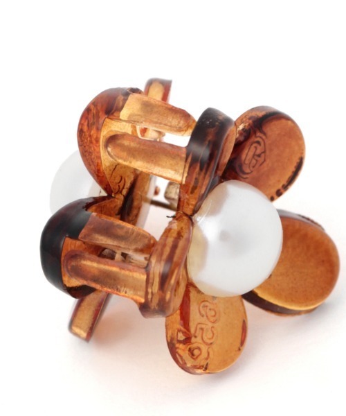 Me%（ミィパーセント）の「☆2点セット☆ハナパールチビクリップ2（バレッタ/ヘアクリップ・レディース・ブラック/ダークブラウン/アイボリー/その他・FREE）」の11枚目の写真