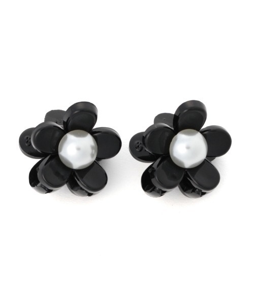 Me%（ミィパーセント）の「☆2点セット☆ハナパールチビクリップ2（バレッタ/ヘアクリップ・レディース・ブラック/ダークブラウン/アイボリー/その他・FREE）」の15枚目の写真