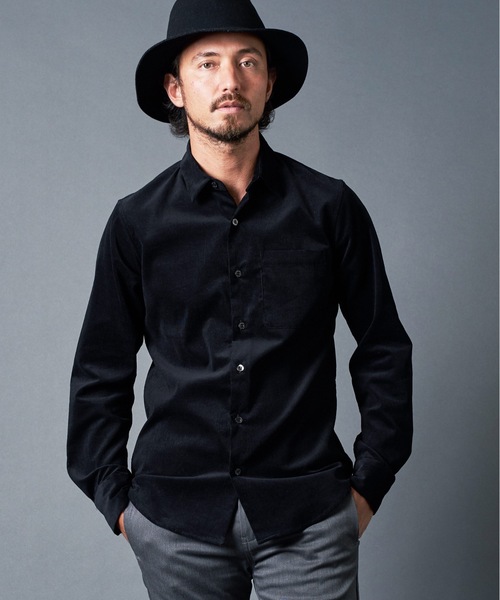 Magine(マージン)の「CORDULOY DRESS SHIRTS コーデュロイ ドレスシャツ(シャツ/ブラウス・メンズ・ブラウン/オリーブ/バーガンディー/ブラック・46/48/44)」の7枚目の写真