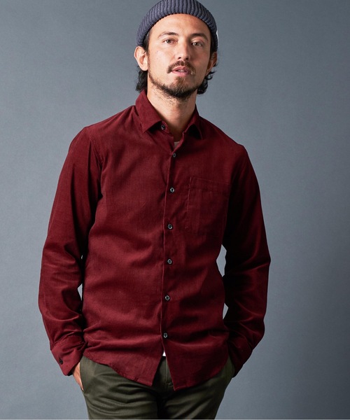 Magine(マージン)の「CORDULOY DRESS SHIRTS コーデュロイ ドレスシャツ(シャツ/ブラウス・メンズ・ブラウン/オリーブ/バーガンディー/ブラック・46/48/44)」の16枚目の写真