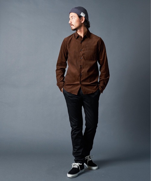 Magine(マージン)の「CORDULOY DRESS SHIRTS コーデュロイ ドレスシャツ(シャツ/ブラウス・メンズ・ブラウン/オリーブ/バーガンディー/ブラック・46/48/44)」の21枚目の写真