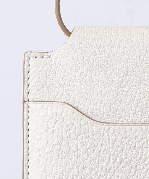 ORSETTO（オルセット）の「＜ORSETTO（オルセット）＞CAPRE PHONE ケース（ショルダーバッグ・レディース・ベージュ/ホワイト・FREE）」の8枚目の写真