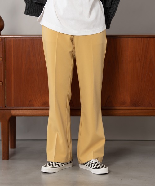 Auntie Rosa Holiday(アンティローザホリデー)の「センタープレスフレアスラックス(スラックス・レディース・ブラック/ネイビー/アイボリー/イエロー・SMALL/MEDIUM)」の19枚目の写真