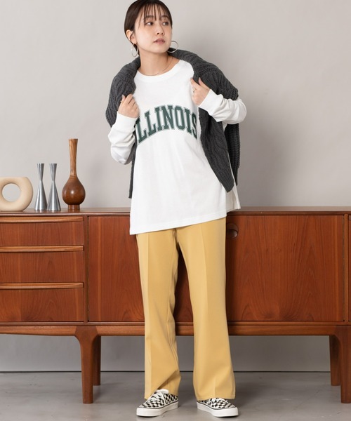 Auntie Rosa Holiday(アンティローザホリデー)の「センタープレスフレアスラックス(スラックス・レディース・ブラック/ネイビー/アイボリー/イエロー・SMALL/MEDIUM)」の20枚目の写真