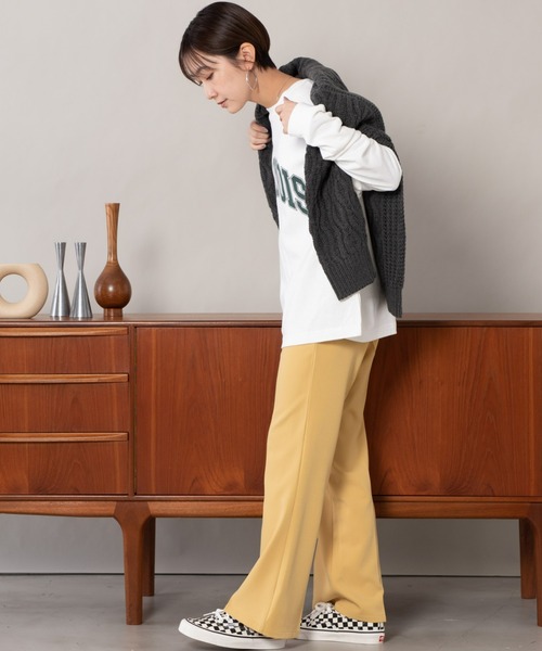 Auntie Rosa Holiday(アンティローザホリデー)の「センタープレスフレアスラックス(スラックス・レディース・ブラック/ネイビー/アイボリー/イエロー・SMALL/MEDIUM)」の13枚目の写真