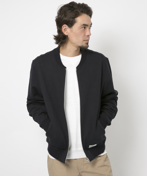 SILAS(サイラス)の「SWEAT VERSITY JACKET(ブルゾン・メンズ・ホワイト/アッシュ/ネイビー・MEDIUM/X-LARGE/LARGE/SMALL)」の11枚目の写真
