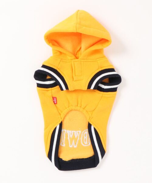 EDWIN（エドウィン）の「EDWIN/エドウイン/カレッジパーカー/犬服(ドッグウェア)（ペットウェア・メンズ・イエロー/ブルー・2L/3L/S/M/L/XS）」の8枚目の写真