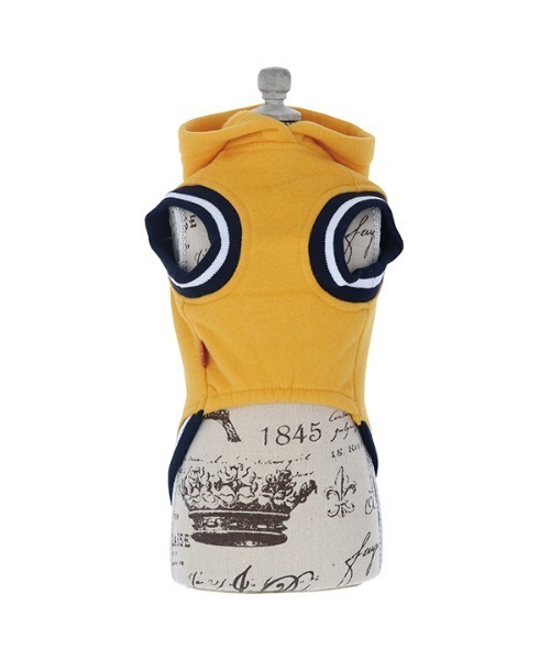 EDWIN（エドウィン）の「EDWIN/エドウイン/カレッジパーカー/犬服(ドッグウェア)（ペットウェア・メンズ・イエロー/ブルー・2L/3L/S/M/L/XS）」の6枚目の写真