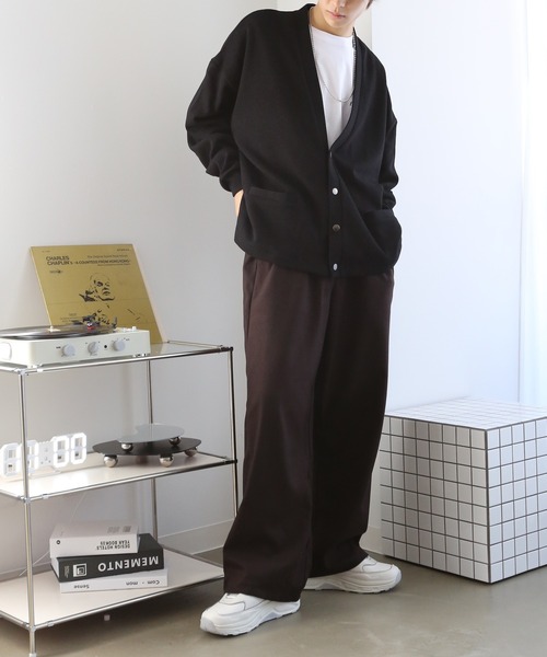 TUTTU(トゥトゥ)の「ルーズストレートシルエットパンツ(その他パンツ・メンズ・ブラウン/オフホワイト/ブラック・M/L)」の13枚目の写真