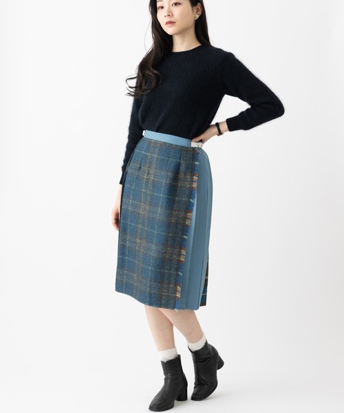 O'NEIL of DUBLIN(オニールオブダブリン)の「O'Neil of Dublin 【別注】クラシックモデル パッチワーク コンビネーション キルトスカート スタンダード 66cm(スカート・レディース・ダークブラウン/クリーム/ブラウン/ブラック×グリーン/ベージュ/ブラック系その他/グレー/ブラック系その他2/ブラック/ブルー/ネイビー/ダークブルー/ダークグリーン/アイボリー/オフホワイト/ネイビー系/ダークネイビー/ダークグリーン系・8/12/10/14)」の16枚目の写真