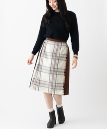O'Neil of Dublin 【別注】クラシックモデル パッチワーク コンビネーション キルトスカート スタンダード 66cm