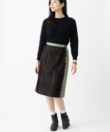 O'Neil of Dublin 【別注】クラシックモデル パッチワーク コンビネーション キルトスカート スタンダード 66cm