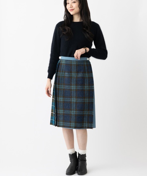 O'NEIL of DUBLIN(オニールオブダブリン)の「O'Neil of Dublin 【別注】クラシックモデル パッチワーク コンビネーション キルトスカート スタンダード 66cm(スカート・レディース・ダークブラウン/クリーム/ブラウン/ブラック×グリーン/ベージュ/ブラック系その他/グレー/ブラック系その他2/ブラック/ブルー/ネイビー/ダークブルー/ダークグリーン/アイボリー/オフホワイト/ネイビー系/ダークネイビー/ダークグリーン系・8/12/10/14)」の15枚目の写真