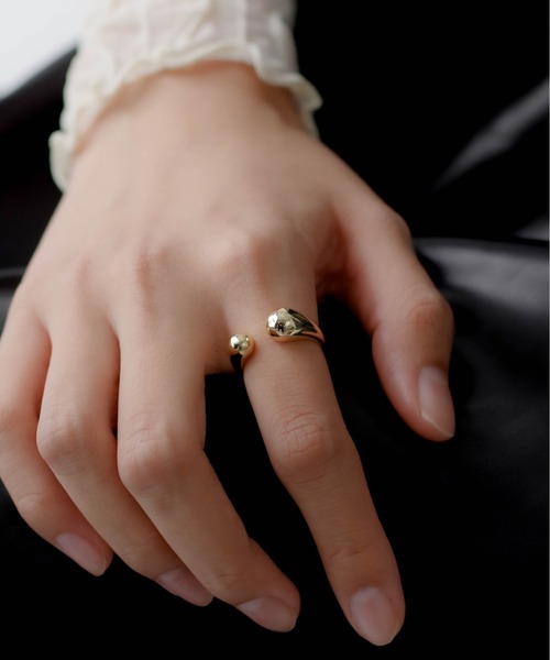 yu-ka（ユーカ）の「YU-KA : ドロップリング（リング・レディース・ゴールド/シルバー・FREE）」の9枚目の写真