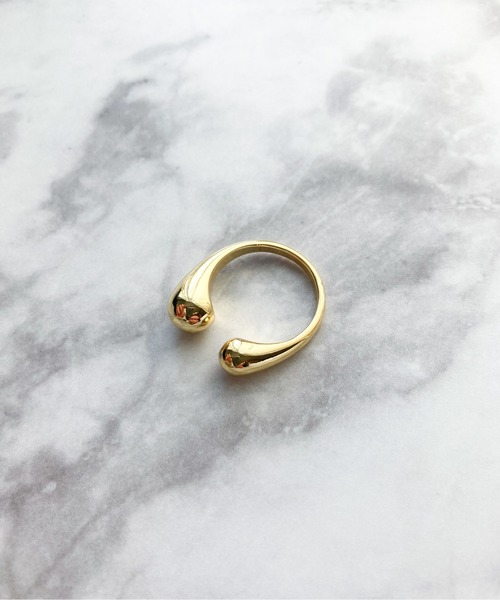 yu-ka（ユーカ）の「YU-KA : ドロップリング（リング・レディース・ゴールド/シルバー・FREE）」の8枚目の写真