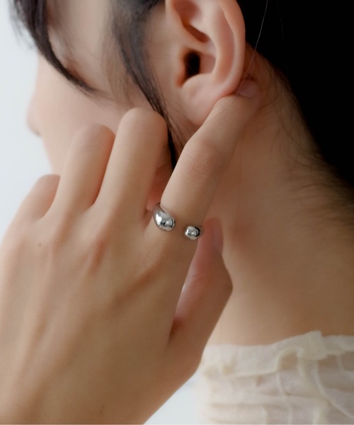 yu-ka（ユーカ）の「YU-KA : ドロップリング（リング・レディース・ゴールド/シルバー・FREE）」の12枚目の写真