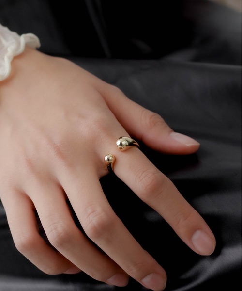 yu-ka（ユーカ）の「YU-KA : ドロップリング（リング・レディース・ゴールド/シルバー・FREE）」の10枚目の写真