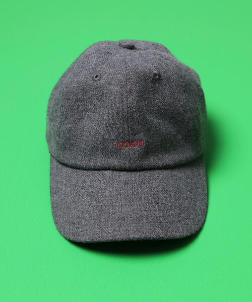 coen(コーエン)の「【coen キッズ】コーエンロゴ刺繍起毛キャップ(キャップ・キッズ・ブラウン/グレー・54)」の6枚目の写真
